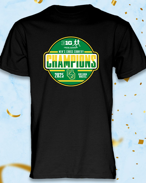 Shop Oregon Ducks Mens Big Ten Cross Country Champions Gear