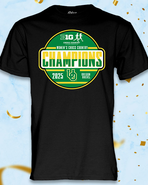 Shop Oregon Ducks Womens Big Ten Cross Country Champions Gear