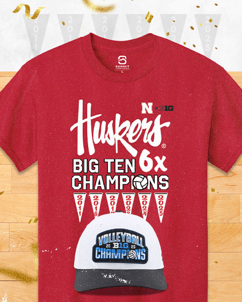 Nebraska Cornhuskers Women's Big Ten Volleyball Champions