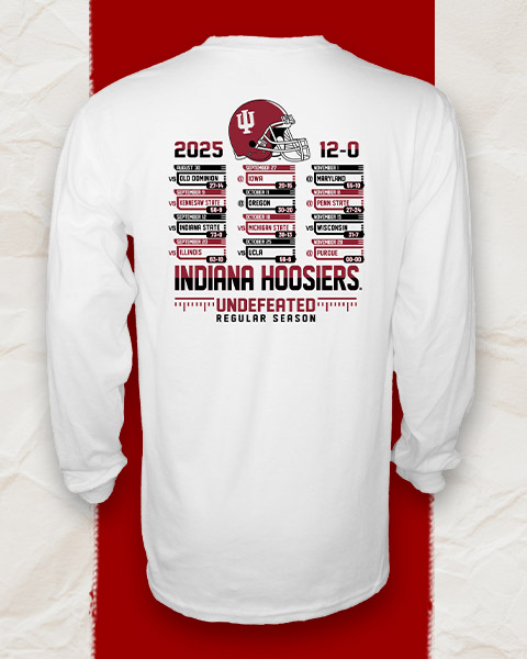 Shop Indiana Hoosiers Undefeated Season Gear