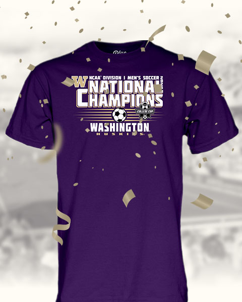 Washington Huskies NCAA Men's Soccer National Champions | Shop Washington Huskies