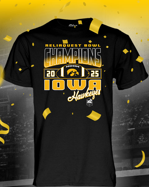 Iowa Hawkeyes Reliaquest Bowl Champs 2025 | Shop Now