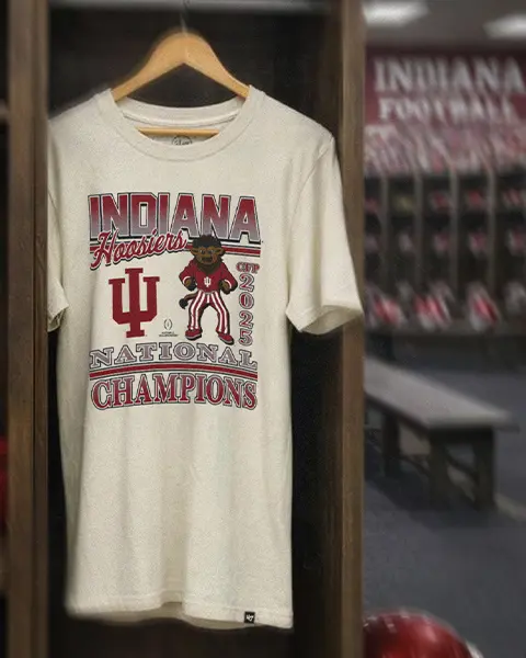 Shop Indiana Hoosiers 2025 Football National Championship T-Shirts
