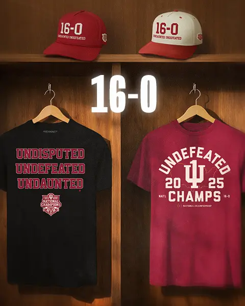Shop Indiana Hoosiers Undefeated Season Collection