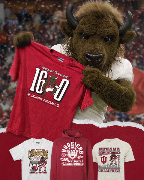 Shop Hoosier The Bison Collection National Champs Gear