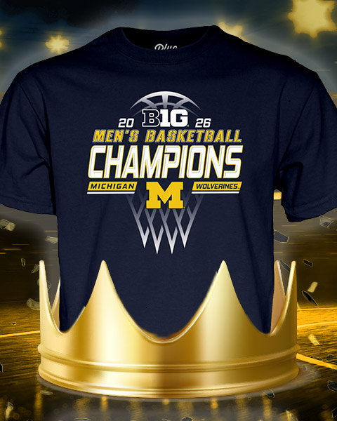 Michigan Wolverines Regular Season Big 10 Men's Basketball Champions | Shop Now