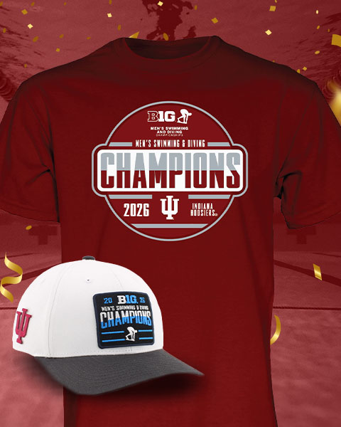 Indiana Hoosiers Big 10 Men’s Swimming and Diving Champions | Shop Now