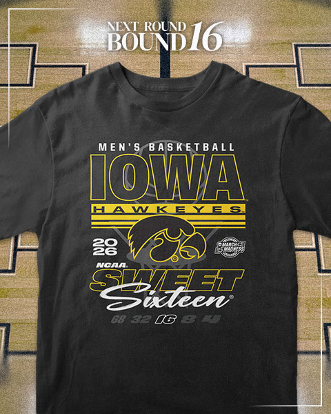 Iowa Hawkeyes NCAA Mens Basketball Sweet 16 2026