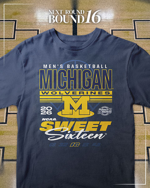 Michigan Wolverines NCAA Mens Basketball Sweet 16 2026