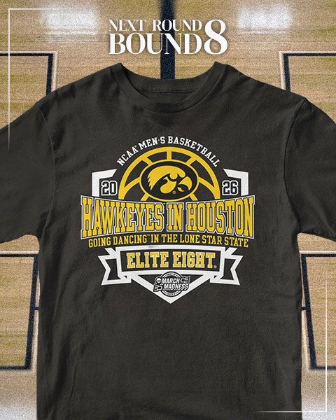 Iowa Hawkeyes Men's Basketball Elite 8 Bound