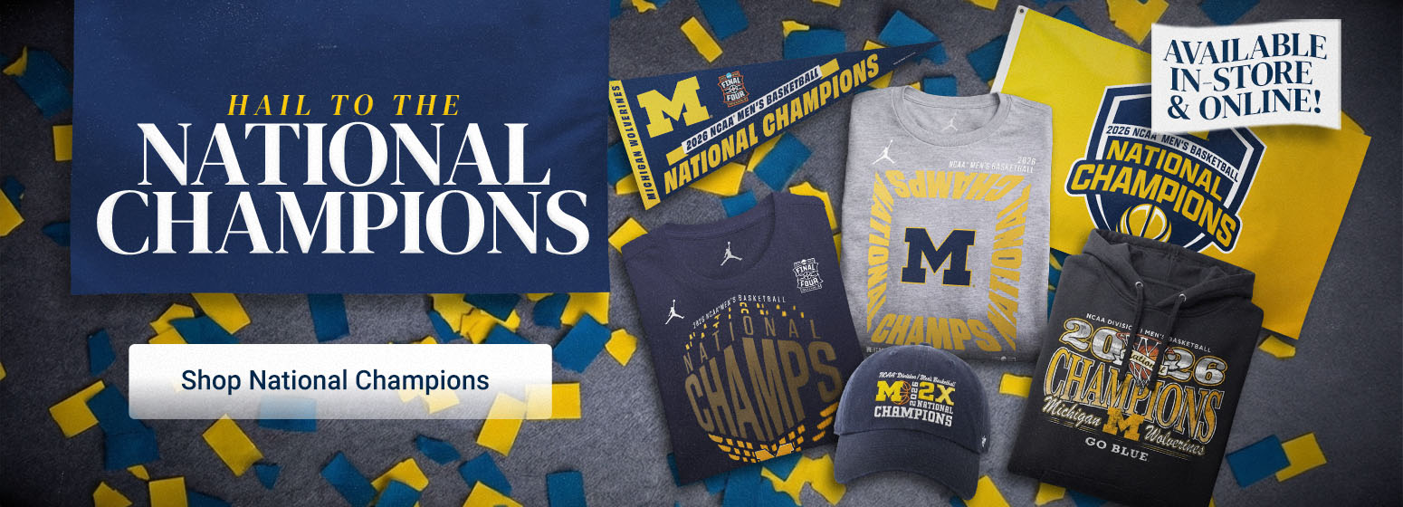 Hail To The National Champions | Shop Michigan Wolverines National Champions