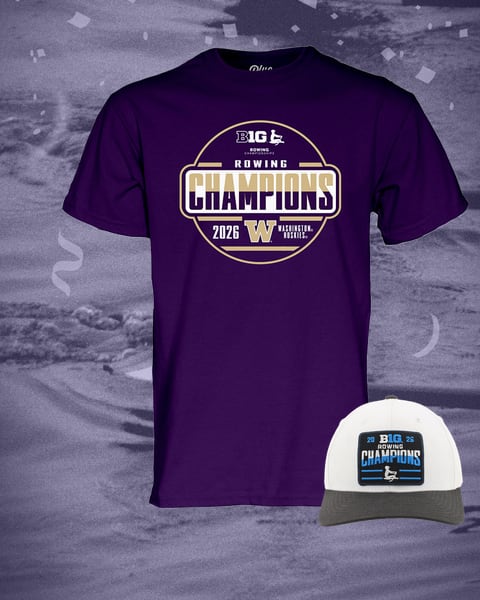 Washington Huskies 2026 Big Ten Women's Rowing Tournament Champions
